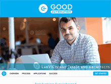 Tablet Screenshot of goodautomation.com